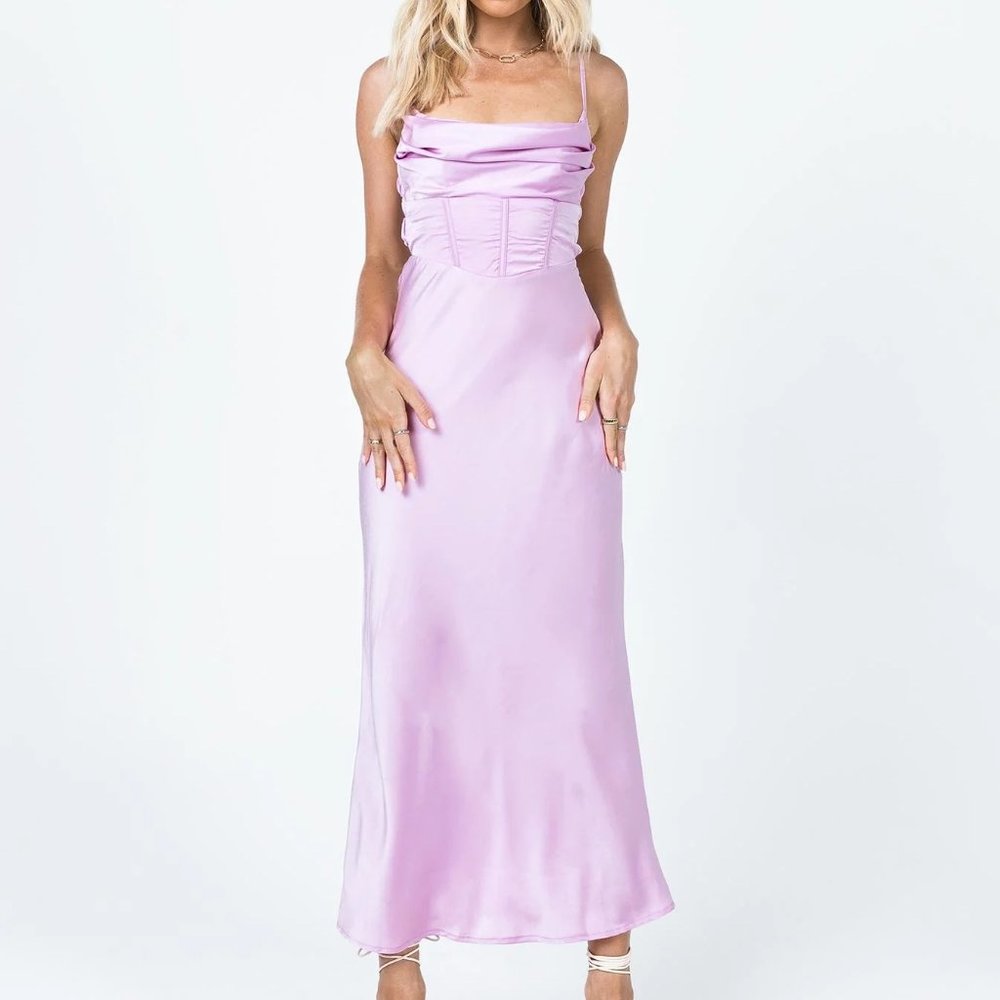 NWT Princess Polly Lillie Midi Dress Purple